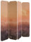 HEALANCY Paravent Raumteiler - 4-teilig Raumtrenner, Druck 2-Seite - Premium QUALITÄT 100% Holz - Raumtrenner - Trennwand Wohnung - Room Divider - Spanische Wand Deko Modern Sichtschutz