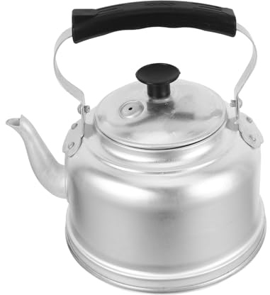 Cabilock Antiguo Hervidor De Aluminio Hervidor De Té Hervidor De Agua Estufa Calentador De Agua Hervidor Silbato Hervidor De Agua Hervidor De Agua Estufa Superior Suministros Para El Hogar