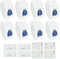 DLAIMI Lot de 8 sacs d'aspirateur compatibles avec Miel e GN, pour Miele Hoover avec filtres de protection du moteur et filtre AirClean, 3D Efficiency GN Complete C3/C2, Classic C1, S400i-S456i, S8