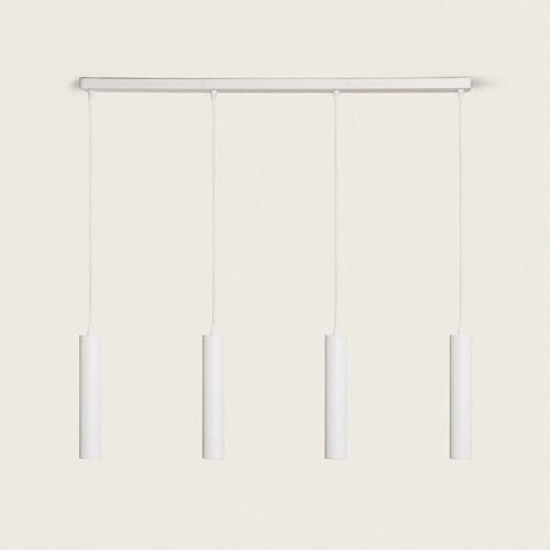 LEDKIA LIGHTING Pendelleuchte Aluminium Aritz 4 Strahler Weiß