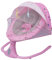 Elektrische Babywippe, Baby Bouncer, Schaukelwippe, Babyschaukel- Schaukel Baby Indoor,Timing-Funktion, Musikwiedergabe mit Moskitonetz für Babywiege und Babyhängematte Stabil und geräuschlos (Rosa)