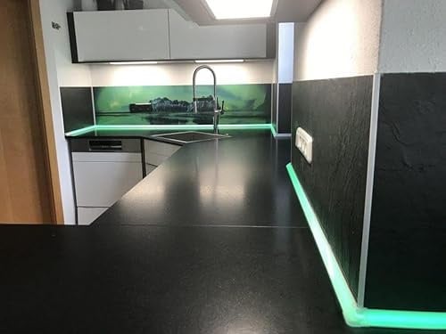 Wandverkleidung Schieferfurnier 200 x 100 cm Steinfliesen Universal Kaminrückwand Dusche Boden Echtstein Schieferplatten hitzebeständig langlebig Naturstein Fachhandel