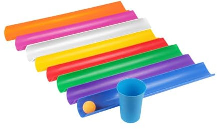 Pipeline Challenge Games Teambuilding-Aktivitäten Buntes Pipeline-Kit für Field Day-Spiel, 50CM