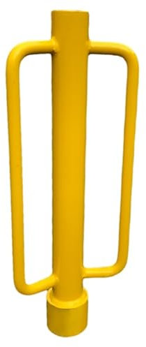 Fence Post Driver with Handle, 16LB Iron T Post Pole Pounder, Heavy Duty Hand Post Rammer for U Fence Post, Wooden Post