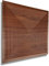 Eurodeco Lot de 20 panneaux muraux 3D, 50 x 50 cm, en plastique PVC, aspect bois, pour plafond, 5 m², marron D182