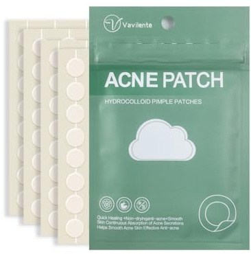 Vavilente Acne Pimple Patches, Hydrocolloid Acne Patches with Tea Tree Oil & Calendula Oil,Pimple Patch for Face, Zit Patches,Pimple Stickers(150 Count)