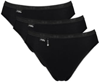 Basic+ Pearl Tai 3 Pack Briefs Black Pearl Black M - 12