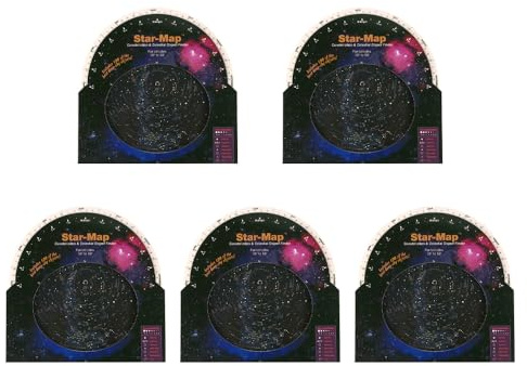 Laroal 5 Pcs Rotating Star Locator Chart Map Stargazing Tool Star Finder Wheel Locate Constellations Stars Suitable For Identifying Star And Planet Outdoor