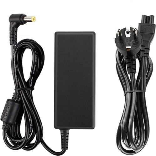 JCEQNVWL 65W 19 V 3.42 A Laptop Charger AC Adapter Compatible for Acer Aspire ES1-511 7560 SB416 AS7750 6423 V5 V7 V3 R3 R7 S3 M5 (All Models) Socket 5.5 mm x 1.7 m