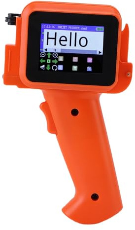 Intelligente Tragbare Mini-Tintenstrahldruckerpistole mit HD-Touchscreen, Lange Lebensdauer für QR-Code-Barcode, Ideal für Text- und Bilddruck