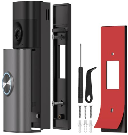 No Drill Mount With Sticky Pad Compatible With Ring Wired Doorbell Pro 3rd Gen 2025 Serie,Ring Battery Video Doorbell Plus (2nd Gen),BatteryDoorbell Pro (2nd Gen),Accessories for Apartment/Home/Office