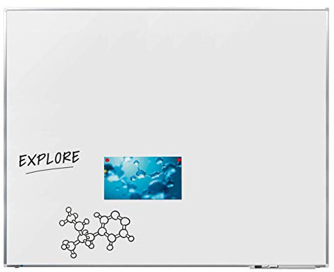 Legamaster 7-101073 Whiteboard Premium Plus, e3-Emaille, 150 x 120 cm