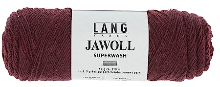 Lang Jawoll Superwash Sockenwolle Farbwahl (84 - weinrot)