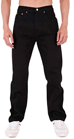 Mens Aztec Heavy Duty Basic Straight Leg Regular FIT Jeans