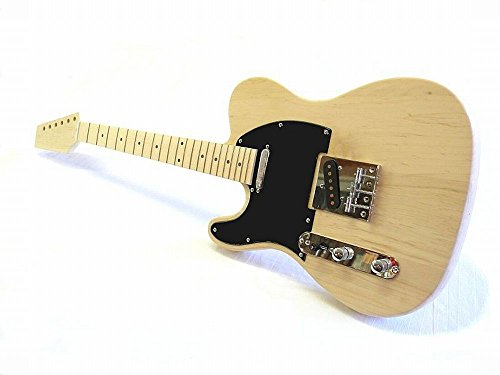 lefthand/linkshand E-Gitarren-Bausatz/Guitar DIY Kit ML-Factory Style II Esche Standard ohne Binding