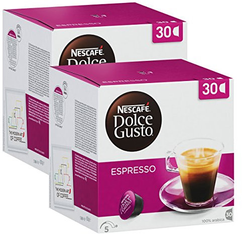 Nescafé dolce gusto café, espresso, café-capsules rotatif 60 capsules
