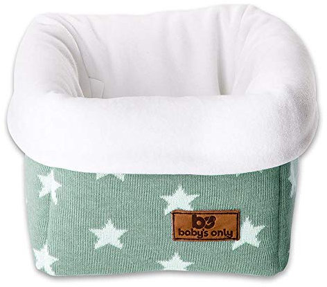 Baby's Only - Korb Star - Mint/Weiß - 18x18x18 cm