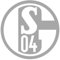FC Schalke 04 Aufkleber Silber