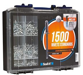 SCELL'IT - Coffret de 1500 rivets + 1 pince - COF001