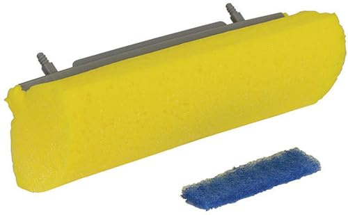 Quickie Roller Mop Refill with Microban Extra Absorbent Mop and Scrub Cleaning for Bathroom and Kitchen Cleaning