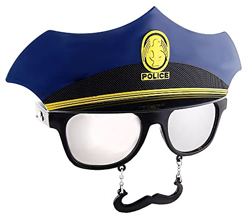 Police Mustache Glasses Standard