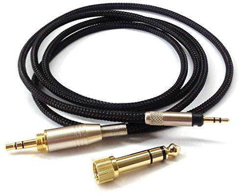 Flower Mall Audiokabel für Sennheiser-Kopfhörer HD595 / HD598 / HD558 / HD518, 1,2 m