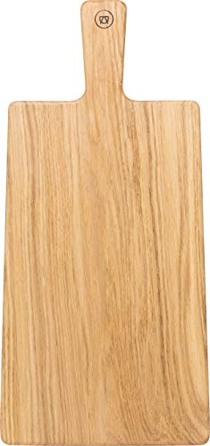 Anton Doll Holzmanufaktur, Schneidebrett und Servierbrett Leni ®, Naturprodukt 100%, Honigoptik, Eichenholz, handgefertigtes Schneidebrett aus Holz