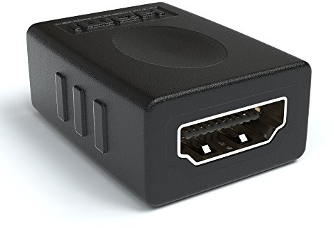 JAMEGA - HDMI Verlängerung | HDMI zu HDMI Kopplung Adapter Buchse | 1080p Full HD 4K Ultra HD| Vergoldete Kontakte