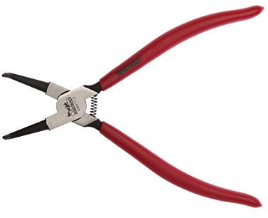Teng Tools 9 Inch Vinyl Grip Bent/Inner Type Snap Ring/Circlip Pliers - MB471-9