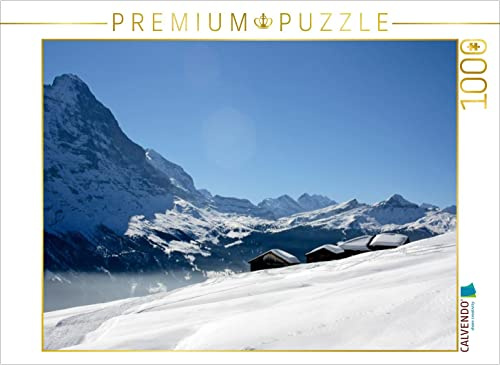 CALVENDO Puzzle Auf dem First | 1000 Teile Lege-Größe 64 x 48 cm Foto-Puzzle für glückliche Stunden