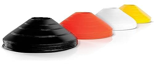SKLZ Unisex Hütchenset Agility Cone Set - 20 Markierungshütchen Markierungsh tchen, bunt, Einheitsgröße EU
