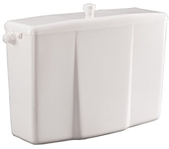 Weiße Kunststoff-Low-Level-WC Bad Spülkasten Tankhebel bündig
