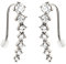 MYA art Damen Ohrklemme Ear Cuff Ohrringe Vergoldet 7 Zirkonia Silber Weiß Klein MYAWGOHR-29