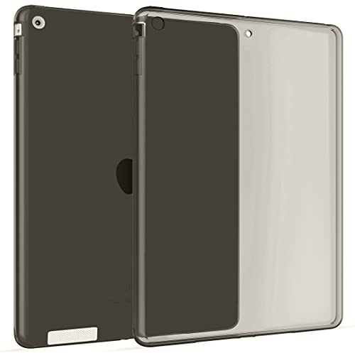 Okuli Trasparente Silicone Protettiva Gomma Caso Custodia per Apple iPad 2, 3 & 4 in Nero