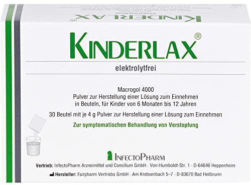 KINDERLAX elektrolytfrei Plv.z.Her.e.Lsg.z.Einn. 30 St