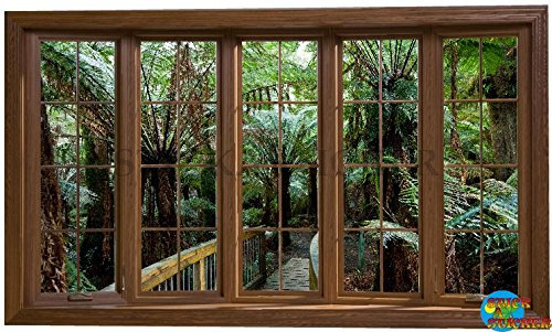 Sticker Trompe l oeil Fenetre 60x80cm F517