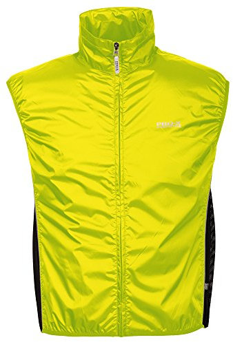 PRO-X elements Weste Bike Vest I Ultraleichte Slim FIT Fahrradweste für Luftzirkulation & Beweglichkeit mit Reflektoren, Netzeinsätzen und Taschen