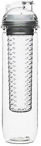 Sagaform 5016709 fresh Flasche mit Fruchteinsatz, transparent