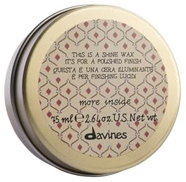 Davines This Is A Shine Wax, Light Hold High Shine & Polish - Creamy Wax for Glossy Finish - Workable Texture for Sleek Styles, 2.54 Fl Oz