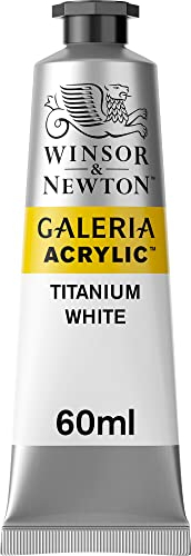 Winsor & Newton Galeria Colore Acrilico, Bianco (Bianco Di Titanio), 60 ml (Confezione da 1)