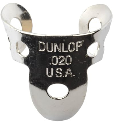 Dunlop FTP Nickel Silver Tube Fingerpicks (20 pieces) silver 0.20 mm
