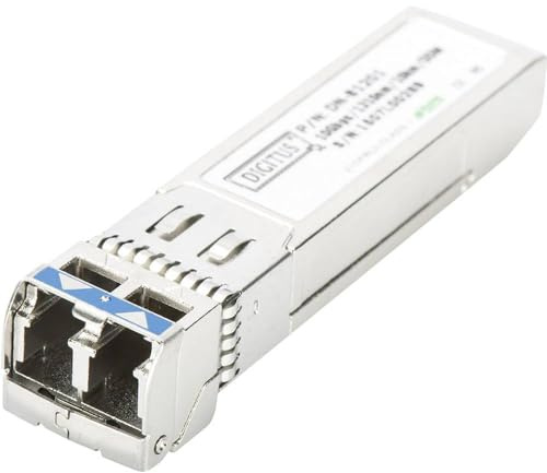 DIGITUS 10 Gbit Universal SFP+ Modul, Mini GBIC, Singlemode, LC Duplex, 1310 nm, 10 km, 10 Gbit/s