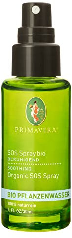 PRIMAVERA Pflanzenwasser SOS Spray bio 30 ml - Körperspray, Aromatherapie, Hitzespray - stimmungshebend, beruhigend - vegan
