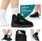 BraceAbility Medical Walking-Schuh mit geschlossener Zehenpartie - Leichter chirurgischer Gipsfußschutz mit verstellbaren Trägern und Chirurgiestütze nach dem Ballen oder der Hammertoe (M)