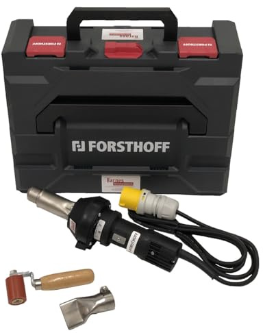 110 V Forsthoff Quick-L Heißluftschweißgerät – Seitenvorhang-Reparaturset – PVC-Planen