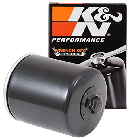 K&N Filtro olio per motociclette: Progettato per l'uso con oli sintetici o convenzionali. Per Harley Davidson, Buell selezionati, KN-171B (Cartuccia 74x94mm)