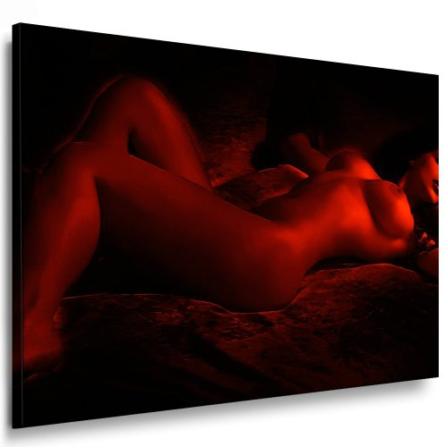Akt Sexy Girl Leinwand Bild 120x80cm k. Poster ! Bild fertig auf Keilrahmen ! Pop Art Wandbilder, Bilder zur Dekoration - Deko. Akt/Erotik/Sexy Kunstdrucke und Gemälde