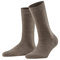 FALKE Damen Socken Softmerino W So Wolle Baumwolle einfarbig 1 Paar, Braun Pebble 5810, 39-40