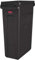 Rubbermaid Commercial Products 1956187 Slim Jim Collecteur de déchets avec conduits d'aération, plastique, 87 L, marron