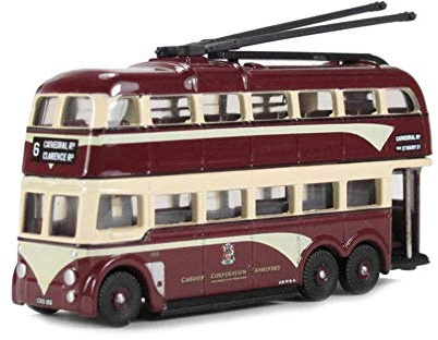 Oxford Diecast 1:148 Trolleybus Cardiff (Streamline) Collectable model NQ1007